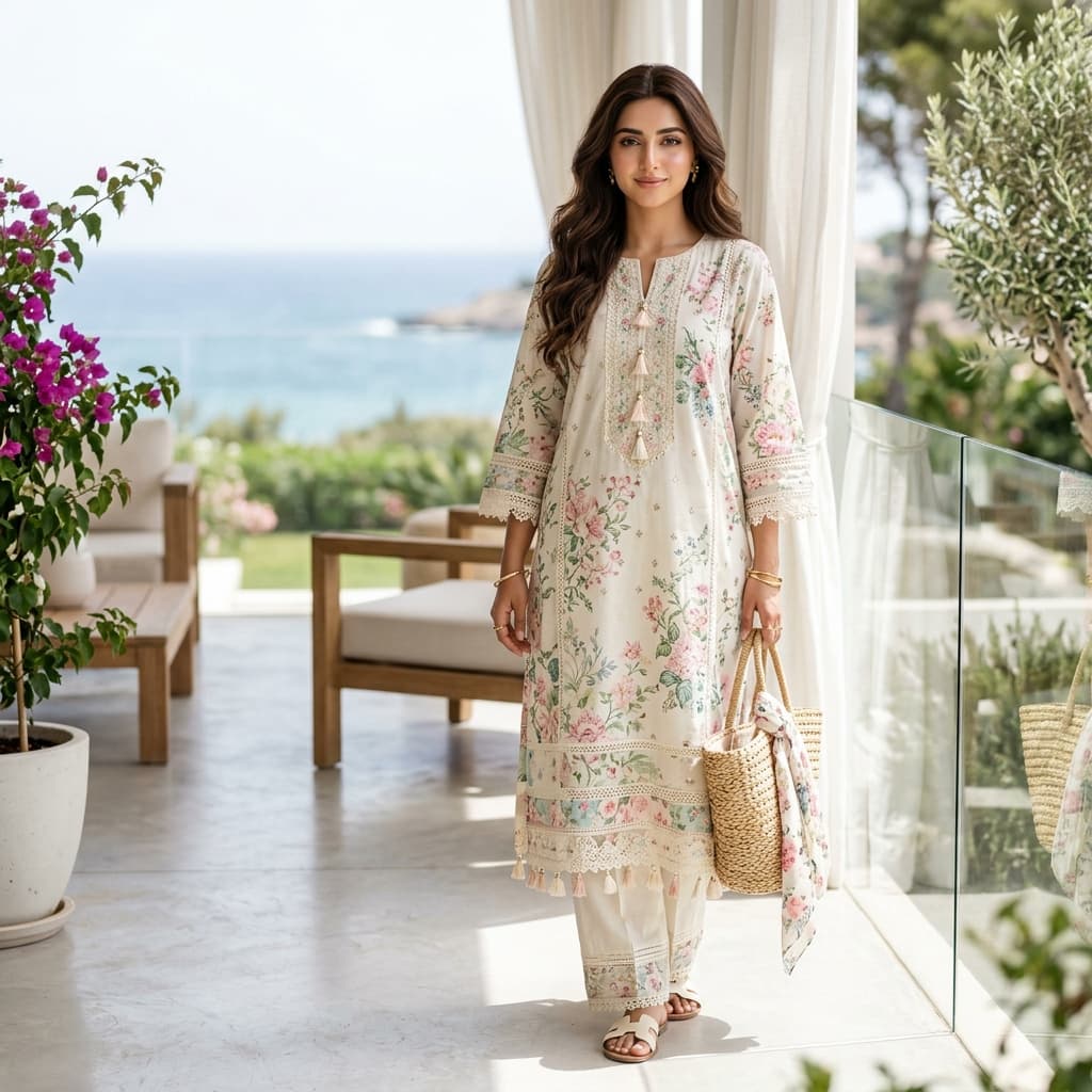 Gul-e-Noor Chiffon Peshwas